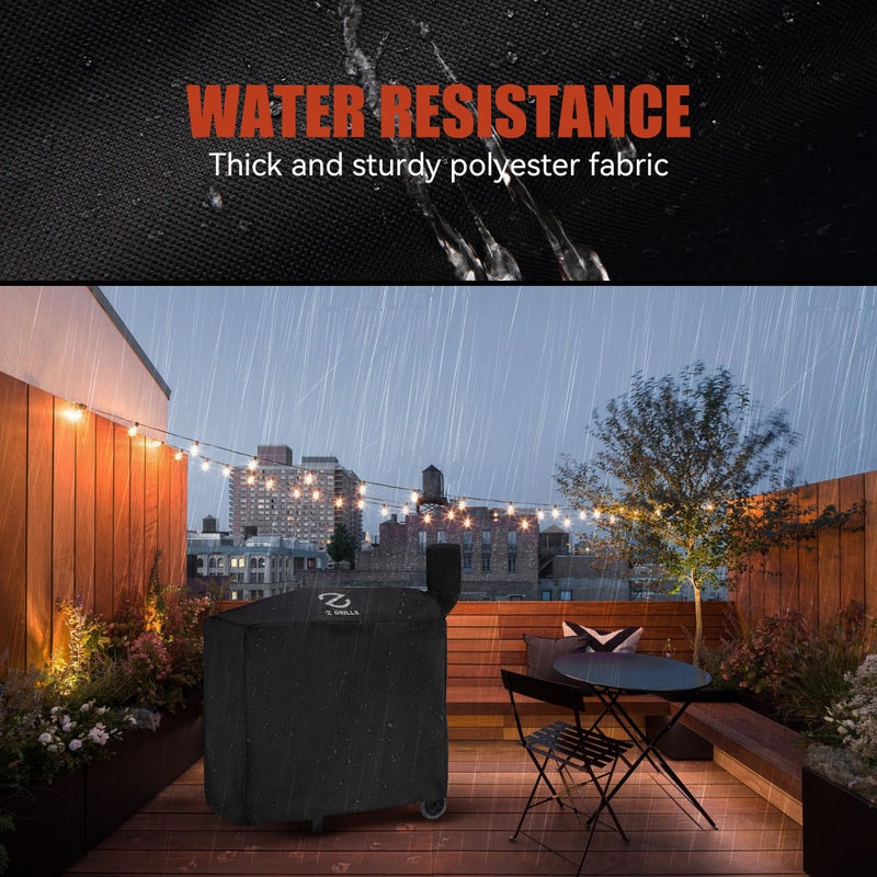 Z GRILLS Pellet Grill Cover 49 Inch | Official Genuine | Upgraded 600D Polyester, Heavy Duty, Waterproof, Weather Resistant Grill Cover for 450 Series, 550B2, 550B4 Smoker (EXL. 550A, 550B, 550C) - Image 5